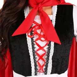 Fun Costumes Adult Little Red Riding Hood Costume 18 Fun Costumes Adult Little Red Riding Hood Costume -Storybook & Fairytale Costumes Sales womens riding hood costume alt 4