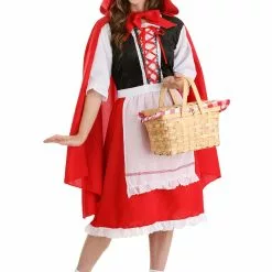 Fun Costumes Adult Little Red Riding Hood Costume 20 Fun Costumes Adult Little Red Riding Hood Costume -Storybook & Fairytale Costumes Sales womens riding hood costume alt 6
