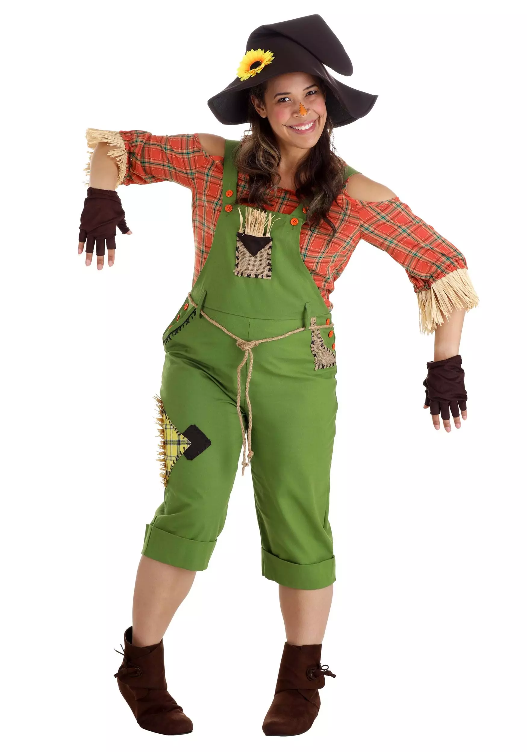 Fun Costumes Scarecrow Women's Costume 4 Fun Costumes Scarecrow Women's Costume - Image 2
