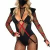 LEG AVENUE Women's Sexy Lethal Ninja Costume
