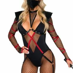 LEG AVENUE Women's Sexy Lethal Ninja Costume