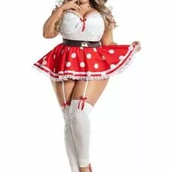 Party King Sexy Plus Size Mushroom Cutie Costume For Women
