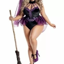 Party King Sexy Plus Size Sugar Plum Witch For Women