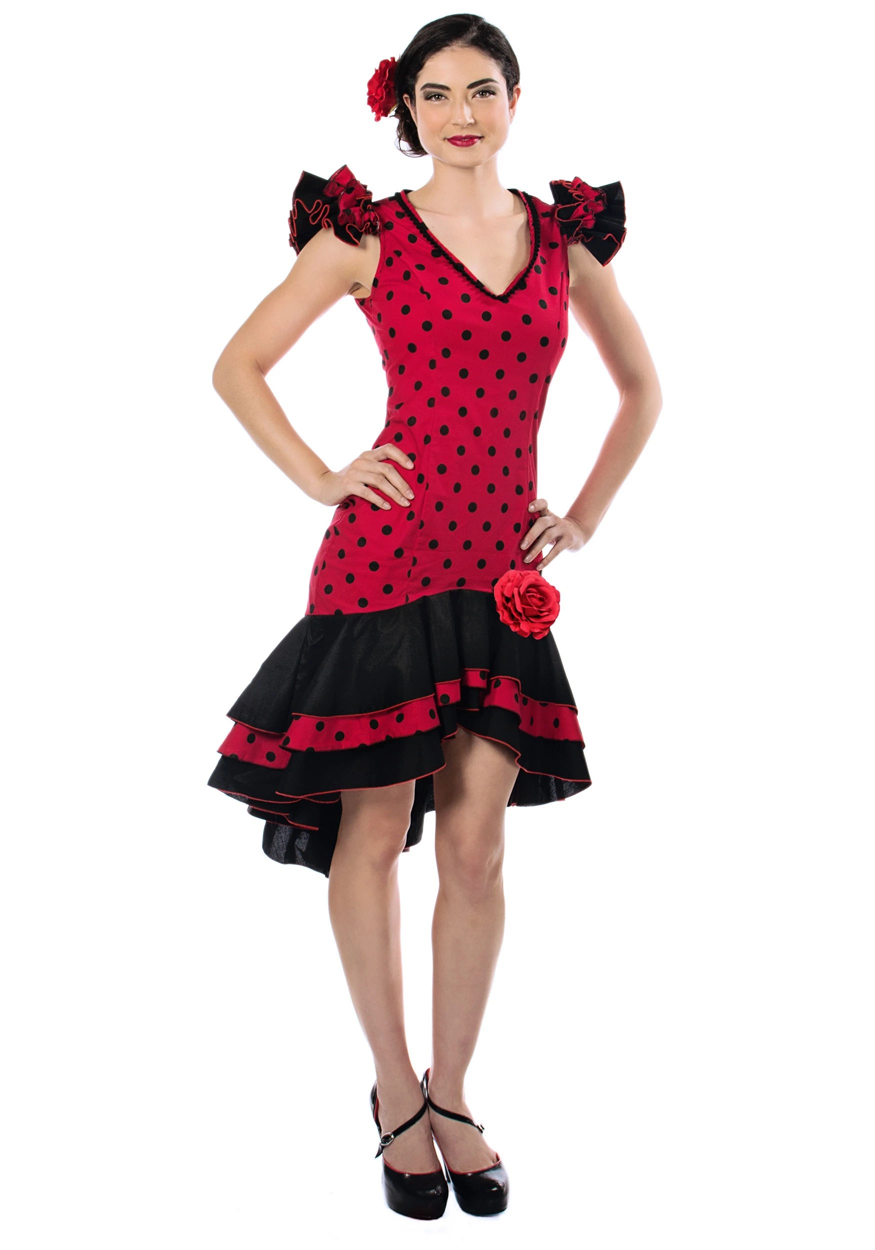 Seeing Red Women's Spanish Dancer Costume 3 Seeing Red Women's Spanish Dancer Costume
