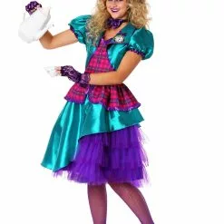 LF Products Pte. Ltd. Teal Hatter Costume For Women